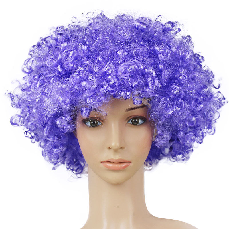 New Afro Rainbow Color Wig Head Cover