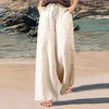 Loose Cotton And Linen Wide Leg Pants
