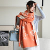 Age-reducing Yellow Cashmere-like Thick Warm Scarf