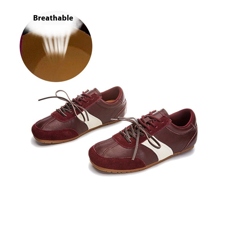 Women's Casual All-match Horse Fur White Shoes