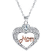 Elegant Fashion Thick Heart-shaped Mom Necklace For Women