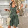 Spring And Summer Leisure Cotton Printed Halter Jumpsuit For Women