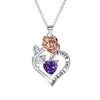 Necklace Rose Love Of Flower Romantic Jewelry