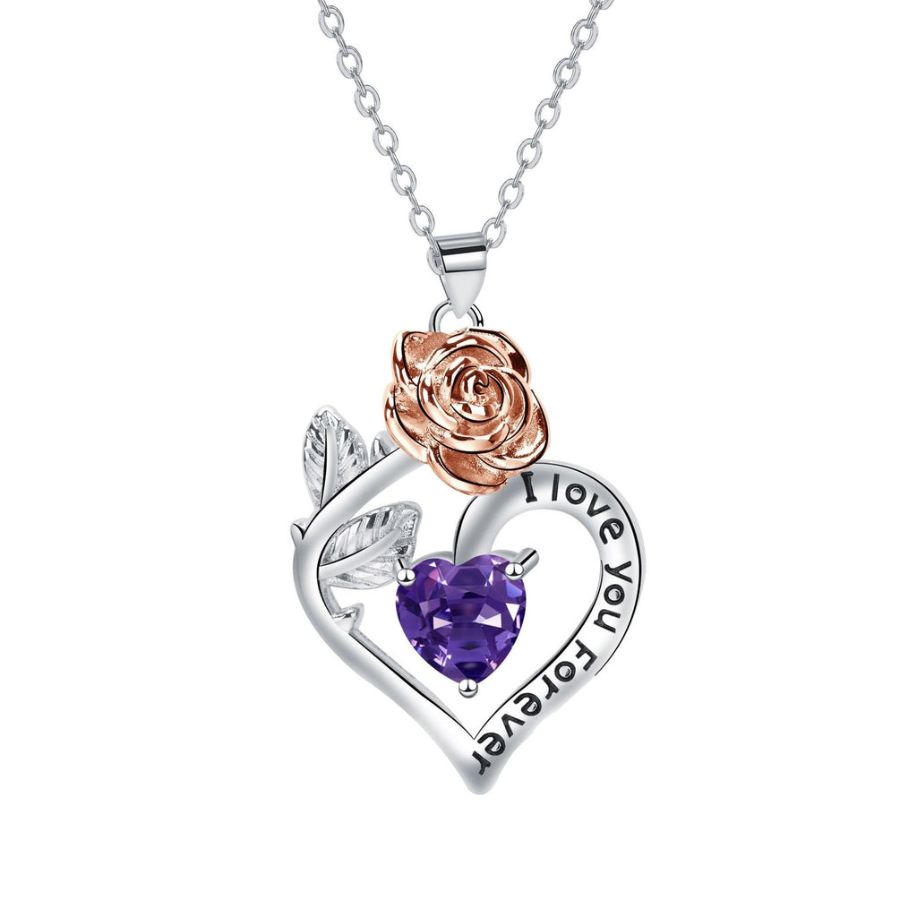 Necklace Rose Love Of Flower Romantic Jewelry