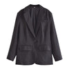 Autumn And Winter New European And American Style Fashion Single-breasted Suit Jacket For Women