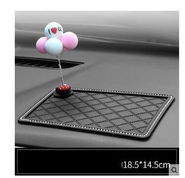 Car mobile phone bracket car anti-skid pad car car navigation device anti-mite pad instrument panel multi-function storage pad