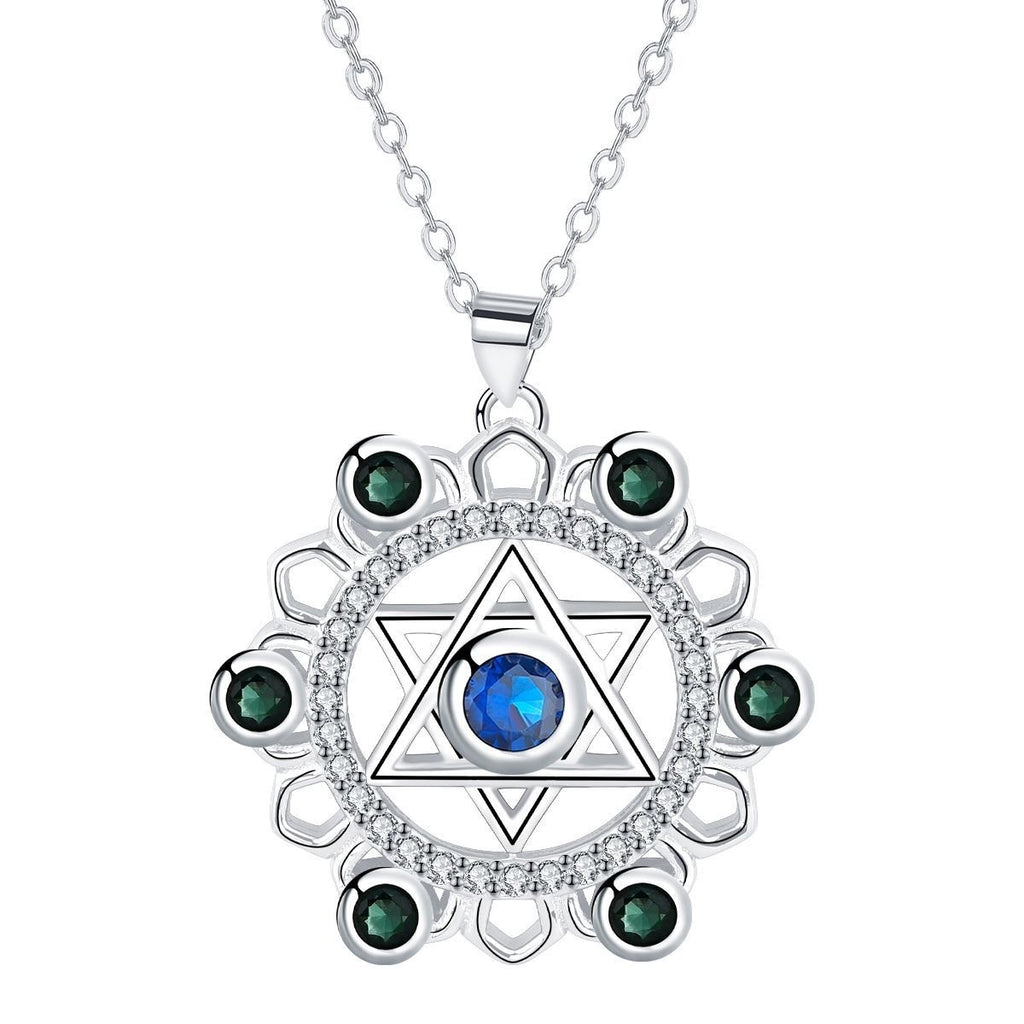 European And American Style Jewelry Fashion Temperament Hexagram Necklace