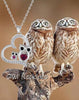 Cute Owl Red Necklace Female Cute Fashion Design