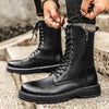 Autumn And Winter Plus Size Men's Long High-top Martin Boots