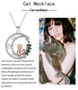 Moon Cat's Paw Necklace Female Cute Cat Figure Ornament