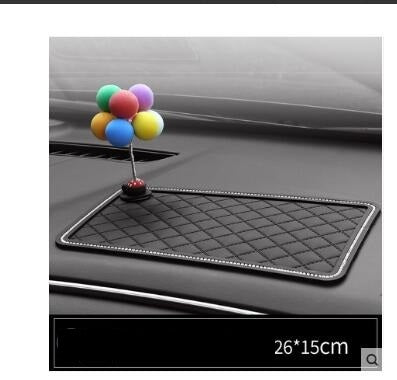 Car mobile phone bracket car anti-skid pad car car navigation device anti-mite pad instrument panel multi-function storage pad