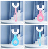 Children's U-shaped Food Grade Soft Rubber Toothbrush