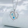 European And American Sea Turtle Cross Chain Necklace Surrounded By Love