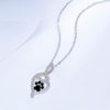 Infinite Symbol Love Paw Print Necklace For Women