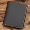 Men's Crazy Horse Leather Wallet European And American Retro