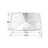 Car Sunshade Umbrella Type Shading Cooling Windshield Vehicle