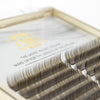 Brown planted false eyelashes