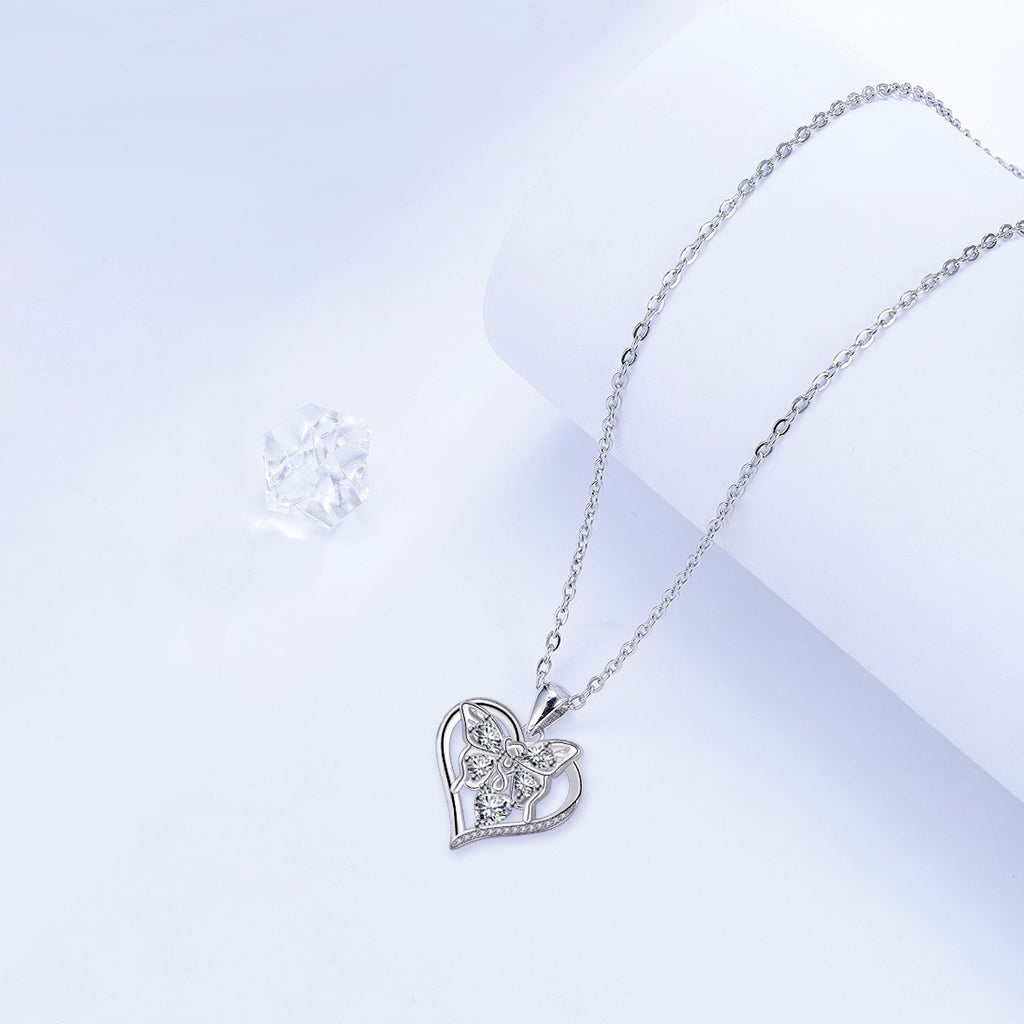 Fashion Simple Jewelry Flower Butterfly Necklace For Women