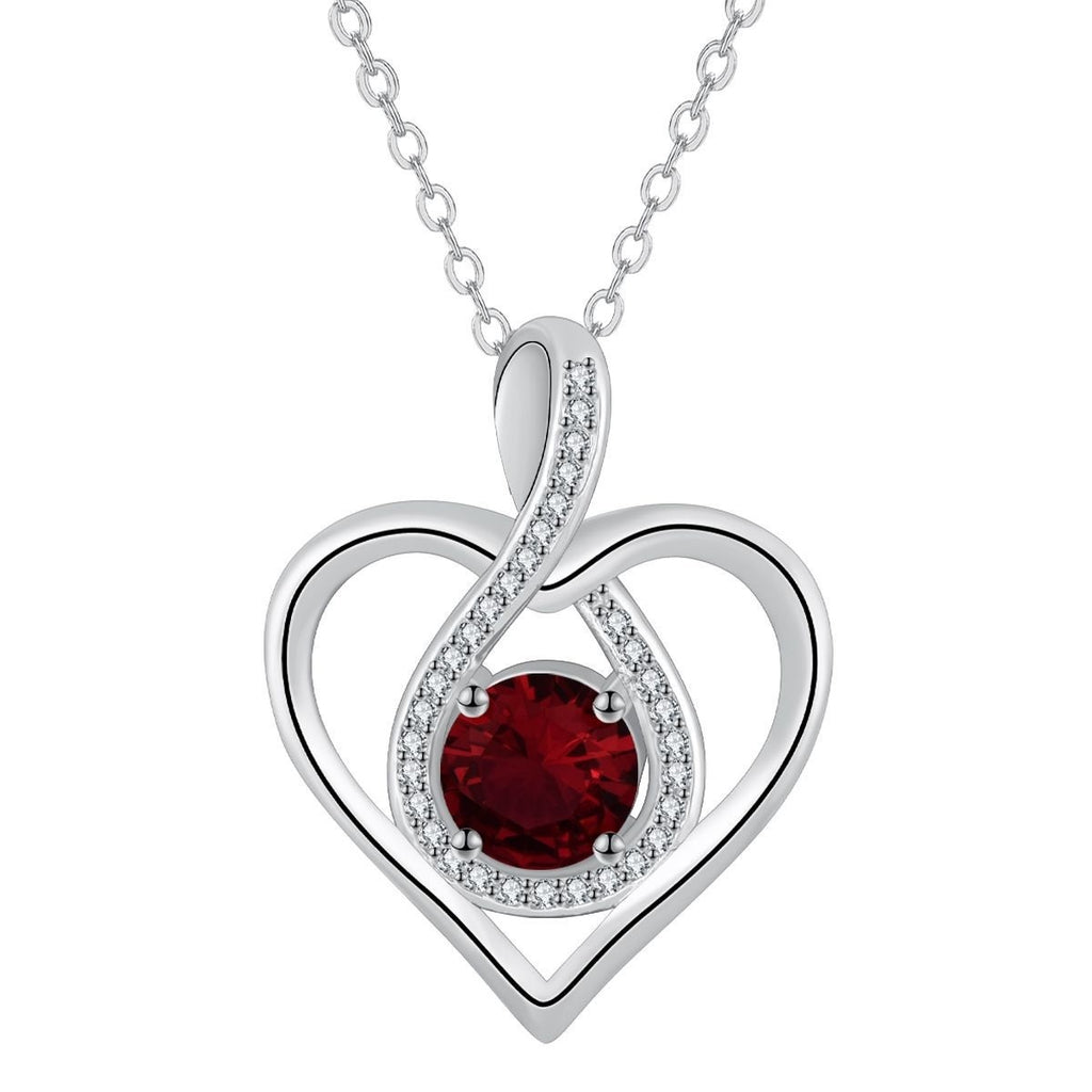 Fashion High-end Love Deep Necklace Female European And American Romantic Ornament