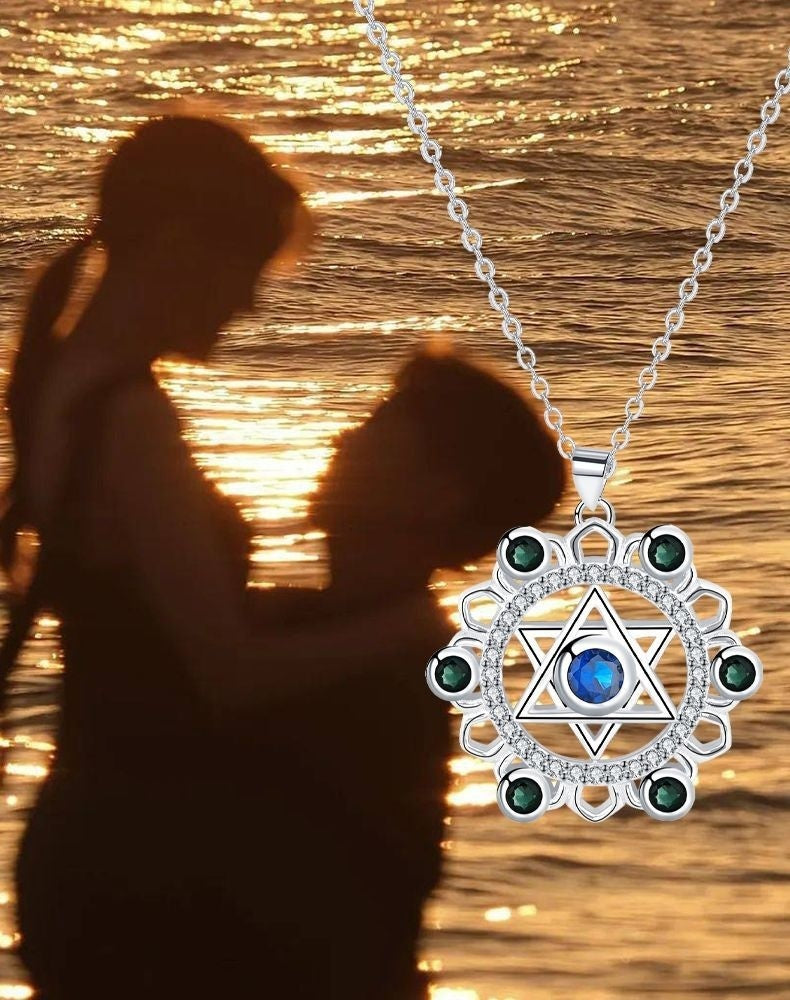 European And American Style Jewelry Fashion Temperament Hexagram Necklace