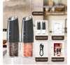 Electric Gravity Pepper Grinder Salt Grinder  Adjustable Coarseness
