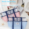 Mesh Cosmetic Large Capacity Bath Wash Beach Bag