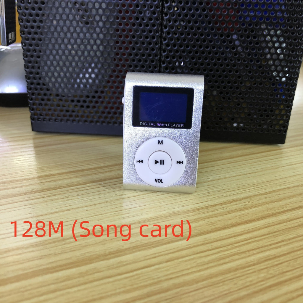 Metal clip mp3 card player cute mini sports iron clip MP3