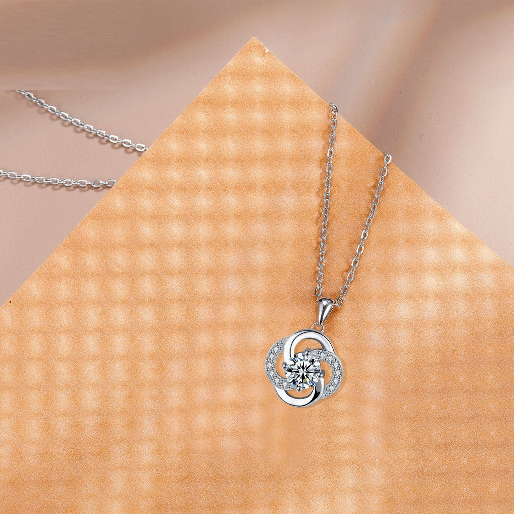 Personality Design Bright Interlinked Fashion Simple Necklace
