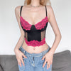 Fashion Mesh Camisole Suspender Women