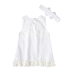 Girls baby sleeveless bow skirt