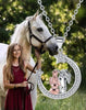 Girl And Horse Necklace Personalized Jewelry