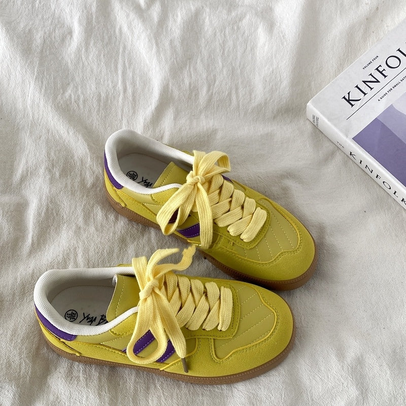 Versatile Niche Retro Thick Soled Casual Board Shoes