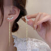 Pentagram Tassel Temperament Female Ear Studs