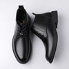 Retro Lace Up Denim Trendy Mid-length Warm Non-slip Men's Martin Boots