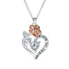 Necklace Rose Love Of Flower Romantic Jewelry