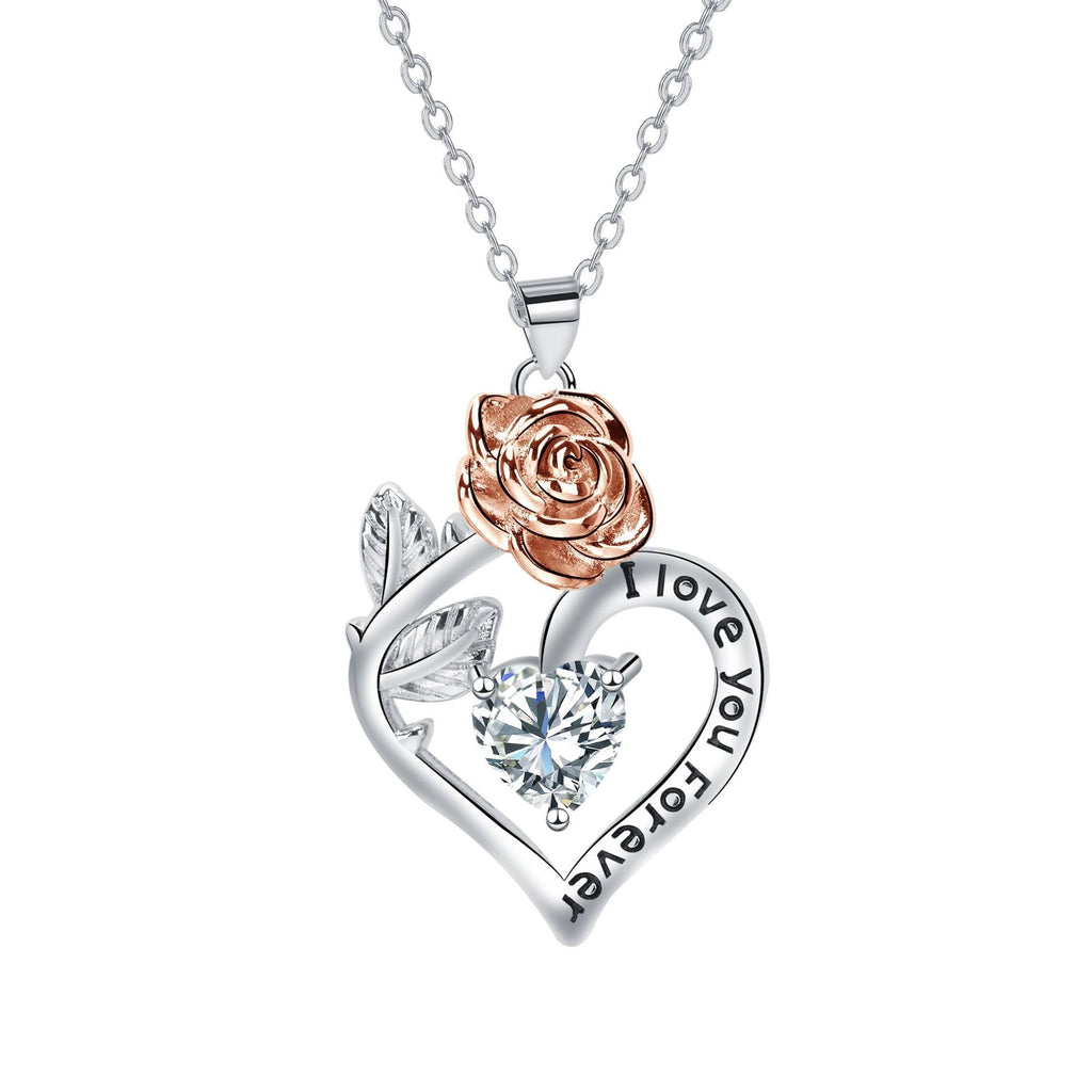 Necklace Rose Love Of Flower Romantic Jewelry