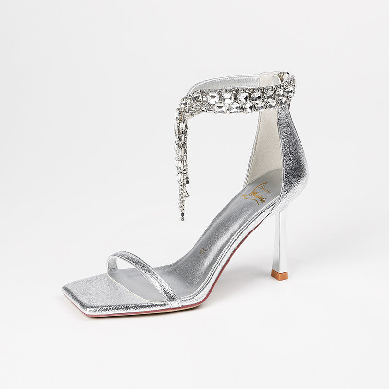 Women's High Heels Ankle-strap Open Toe Sandals