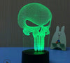 Led night light owl 3D table lamp can touch colorful