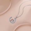 Girl And Horse Necklace Personalized Jewelry