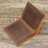 Men's Crazy Horse Leather Wallet European And American Retro