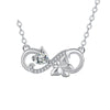 Infinite Symbol Butterfly Clavicle Chain