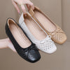 Summer Genuine Leather Breathable Low-cut Women's Shoes