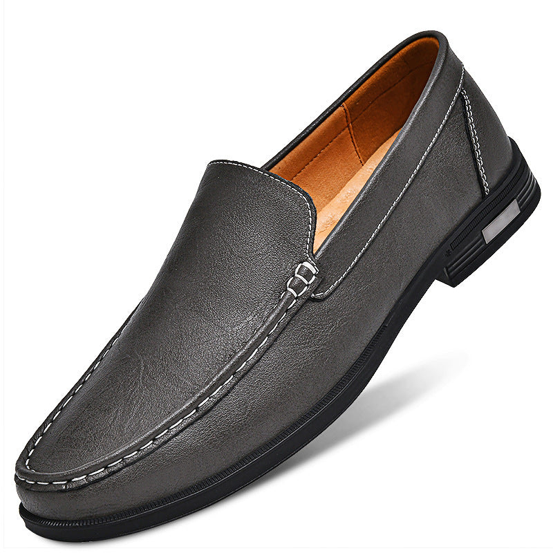 Breathable One Foot Leather Shoes With Leather Covers