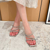 Women's Stiletto Heel Shallow Mouth Sandals