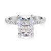 925 Silver White Zircon Female Holiday Ring