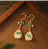 925 Silver Needle Mori Style Japanese-style Retro Thin Earrings