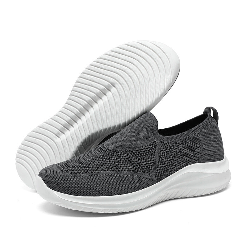 Mesh Flying Woven Breathable Loafers Comfortable All-match Shoes