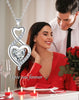European And American Fashion Minimalist Heart-shaped Necklace High-grade Temperament Jewelry Cross Chain