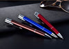 Creative Metal Signature Pen Lighter Windproof Gas Inflatable Jet Lighter Mini Portable Business Birthday Gift Men