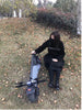 Double Drive Folding Scooter With Wide Tires
